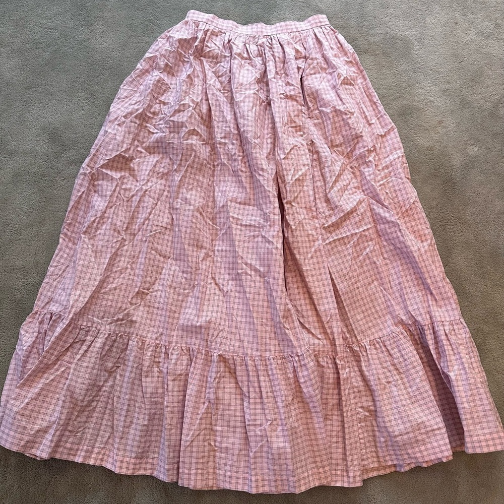 Ralph Lauren pink gingham skirt size 6